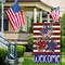 Patriotic 4th of July Garden Flag 12x18 Inch Double Sided Memorial Day Garden Flag
